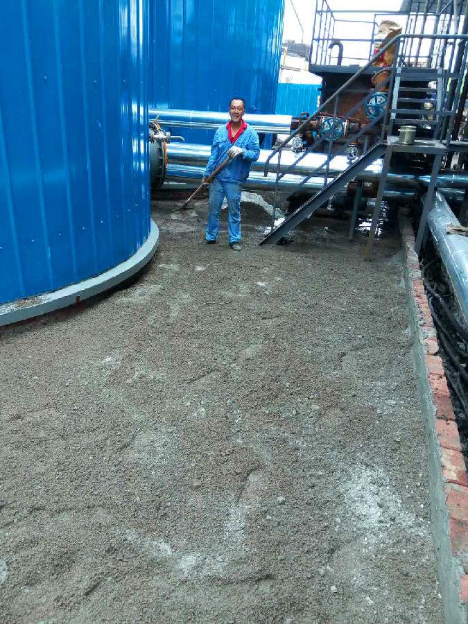 新建成品罐區場地硬化